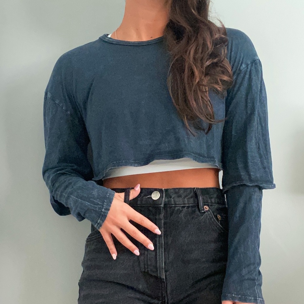 Silence + Noise Cropped Long Sleeve